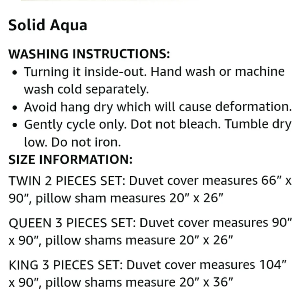 🆕⭐Mint green Aqua shaggy duvet cover set